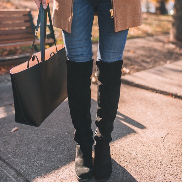 blondo black suede velma boots